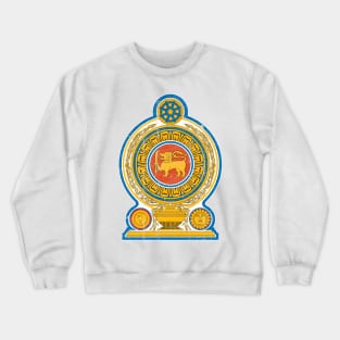 Sri Lanka - Vintage Style Design Crewneck Sweatshirt